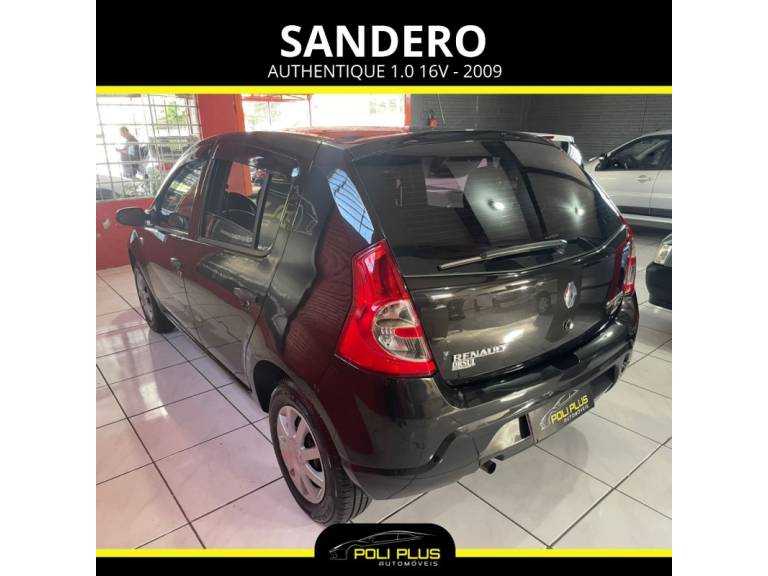 RENAULT - SANDERO - 2008/2009 - Cinza - R$ 22.900,00
