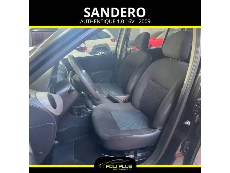 RENAULT - SANDERO - 2008/2009 - Cinza - R$ 22.900,00