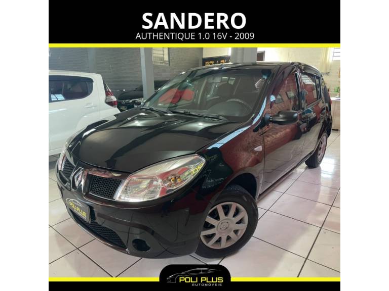 RENAULT - SANDERO - 2008/2009 - Cinza - R$ 22.900,00