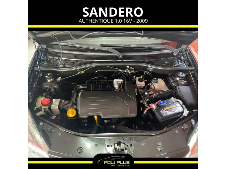 RENAULT - SANDERO - 2008/2009 - Cinza - R$ 22.900,00