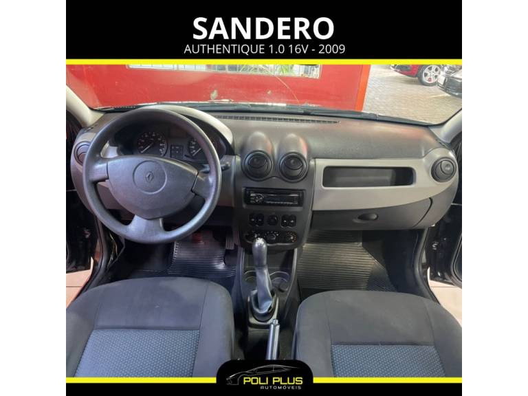 RENAULT - SANDERO - 2008/2009 - Cinza - R$ 22.900,00